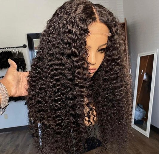 Water Wave HD Lace Wigs 13*4 / 13*6 Transparent Lace Frontal Wig With Pre-plucked Edges Brazilian Human Hair