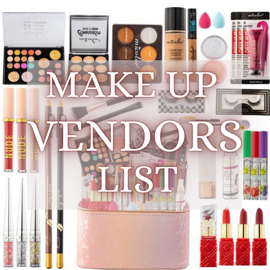 Ultimate Makeup Vendors List (Instantly Emailed)