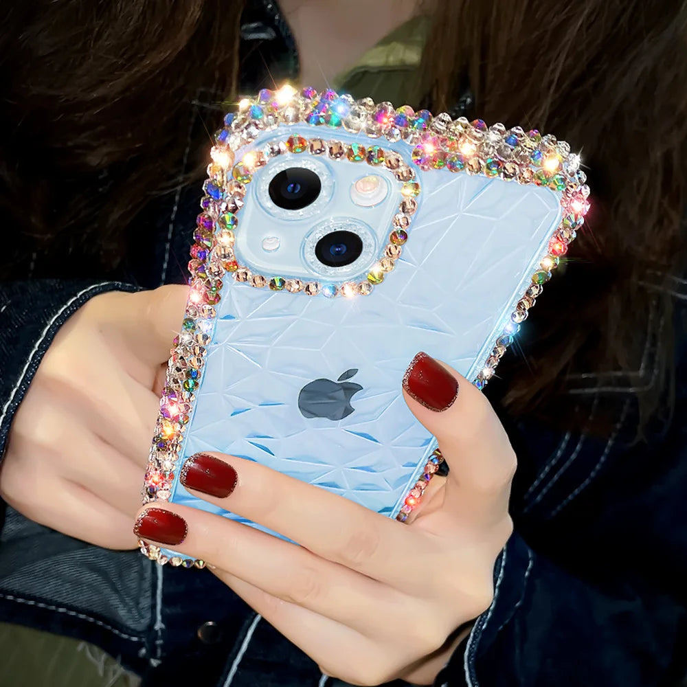 Diamond Glitter Case For iPhone Plus Bling Transparent