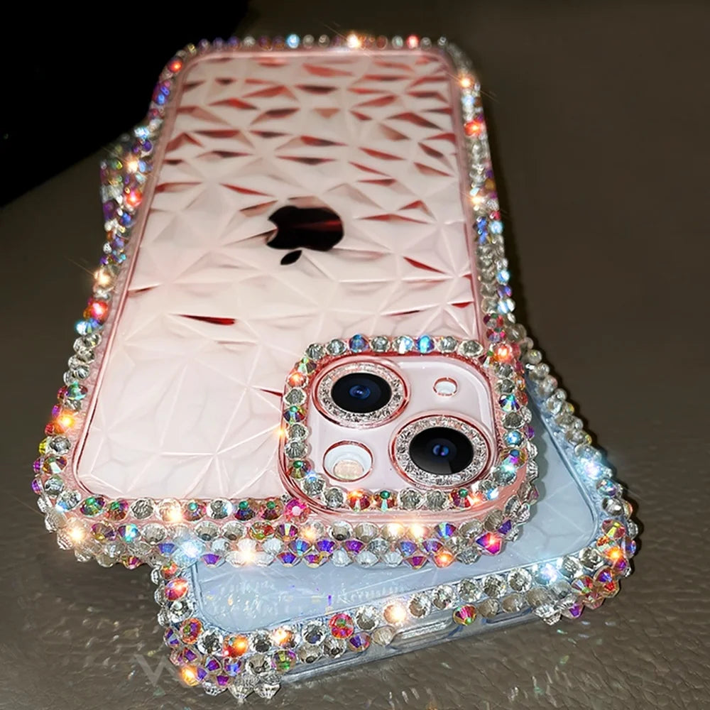 Diamond Glitter Case For iPhone Plus Bling Transparent