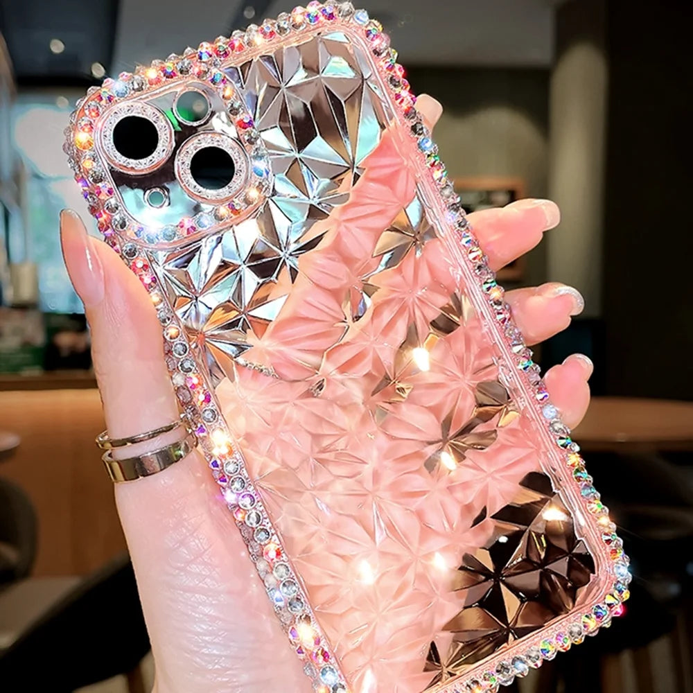 Diamond Glitter Case For iPhone Plus Bling Transparent