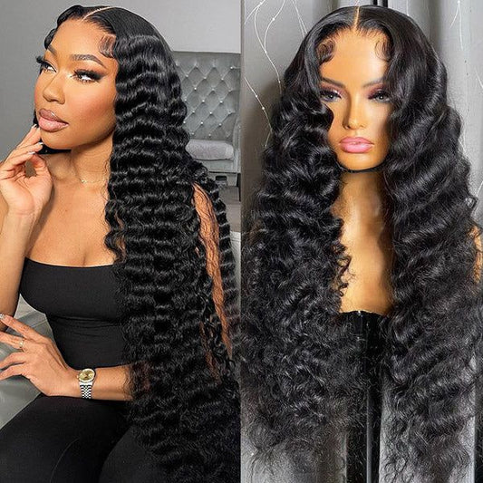 Loose Deep Wave 13*4/13*6 HD Lace Transparent with Pre Plucked  Human Hair wig